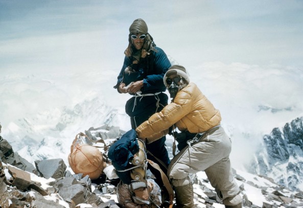 Sir Edmund Hillary and Tenzing Norgay
